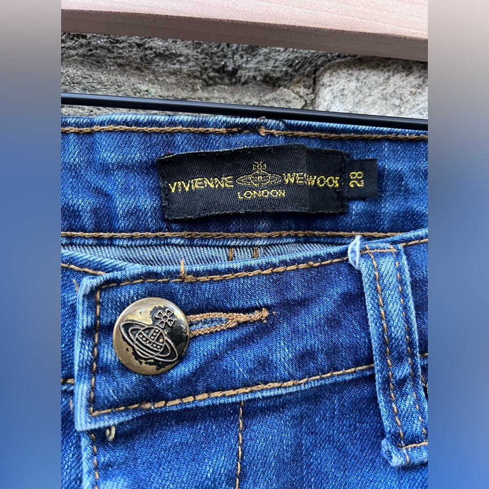 Vivienne Westwood London Vintage Distressed Denim 28